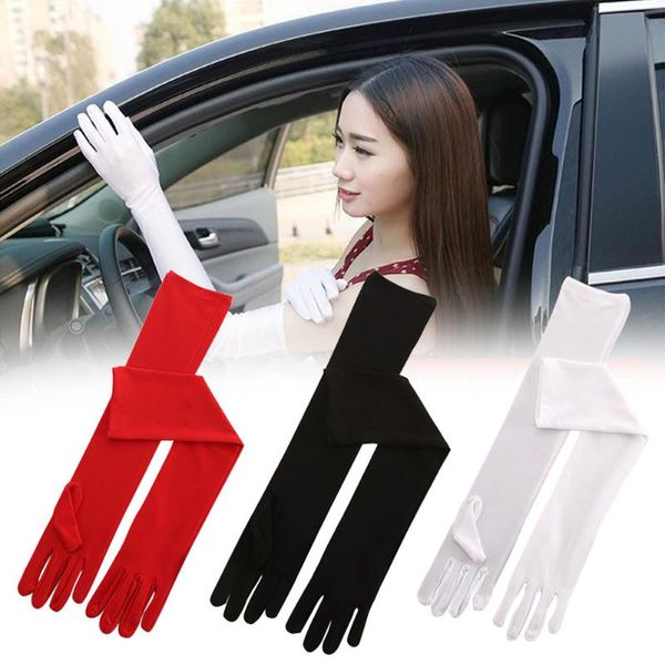 five fingers gloves women evening party elegant fashion solid stage long costume performance prom banquet accessories, Blue;gray
five fingers gloves women evening party elegant fashion solid stage long costume performance prom banquet accessories, Blue;gray