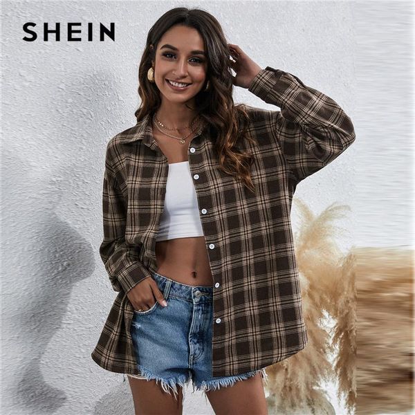 multicolor plaid print button front overshirt women 2021 spring oversized long sleeve casual shirts and blouses women's, White
multicolor plaid print button front overshirt women 2021 spring oversized long sleeve casual shirts and blouses women's, White
