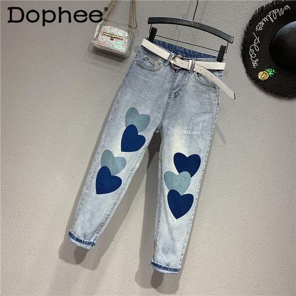 european trendy 2021 spring loose slimming jeans female with hearts printed harem pants all-matching denim trousers women women's, Blue
european trendy 2021 spring loose slimming jeans female with hearts printed harem pants all-matching denim trousers women women's, Blue