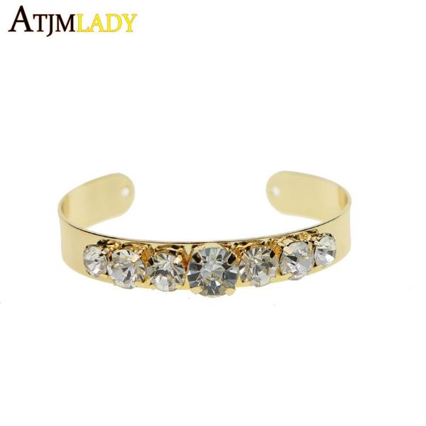 exaggerate design gold color big sparking bling crystal wide band open cuff women bracelet bangle, Black
exaggerate design gold color big sparking bling crystal wide band open cuff women bracelet bangle, Black