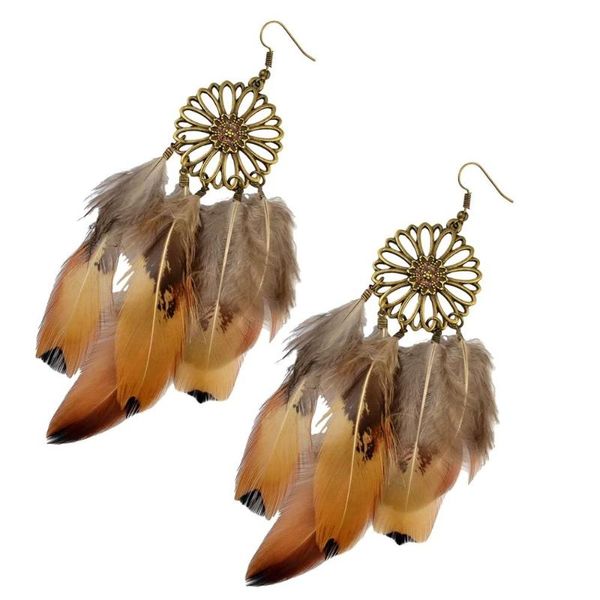 brown long feather drop earrings vintage bohemia ethnic dreamcatcher beads danglers charm women ear jewelry gift dangle & chandelier, Silver
brown long feather drop earrings vintage bohemia ethnic dreamcatcher beads danglers charm women ear jewelry gift dangle & chandelier, Silver