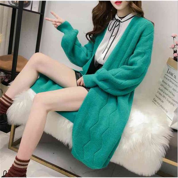autumn winter knitted cardigans coat women fashion long sleeve poncho sweater beautiful womans cardigan 210427, White;black
autumn winter knitted cardigans coat women fashion long sleeve poncho sweater beautiful womans cardigan 210427, White;black