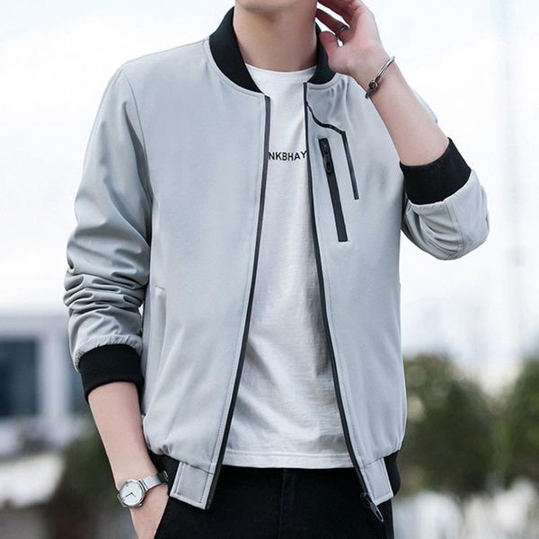 men's jackets 2021 fashion sports casual men jacket autumn slim fit zipper long sleeve coat ropa hombre m-4xl, Black;brown
men's jackets 2021 fashion sports casual men jacket autumn slim fit zipper long sleeve coat ropa hombre m-4xl, Black;brown