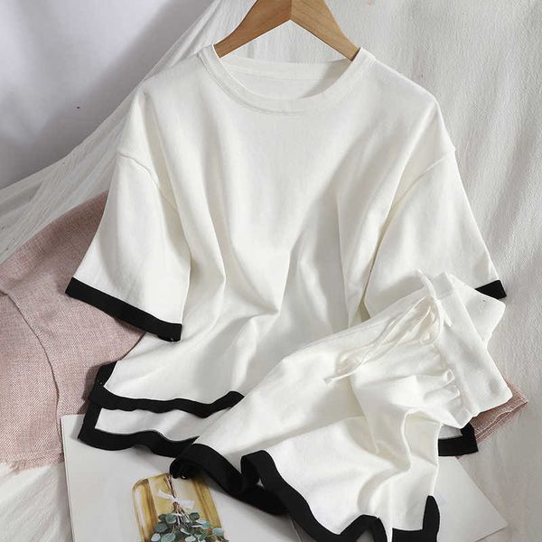 deat summer fashion front short back long split round neck lace up straight shorts knitting two piece set women sk012 210709, White
deat summer fashion front short back long split round neck lace up straight shorts knitting two piece set women sk012 210709, White
