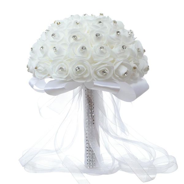 wedding party bride hand tied bouquet white rose vivid artificial festival romantic bar crystal decoration decorative flowers & wreaths
wedding party bride hand tied bouquet white rose vivid artificial festival romantic bar crystal decoration decorative flowers & wreaths