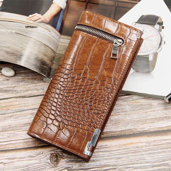 leather wallet alligator long zipper clutch luxury retro money clip men purse pu crocodile small coins bag thin wallets1, Red;black
leather wallet alligator long zipper clutch luxury retro money clip men purse pu crocodile small coins bag thin wallets1, Red;black