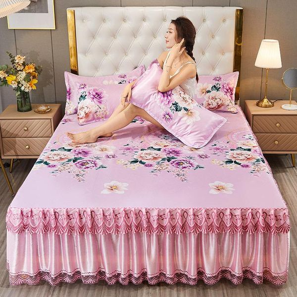 sheets & sets bed skirt, ice silk mat, three-piece lace, air-conditioning mat set, bedding queen size set fitted sheet
sheets & sets bed skirt, ice silk mat, three-piece lace, air-conditioning mat set, bedding queen size set fitted sheet