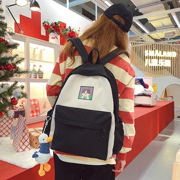 female cartoon printed backpack for women 2021 trendy schoolbag girls college woman students simple korean fashion
female cartoon printed backpack for women 2021 trendy schoolbag girls college woman students simple korean fashion