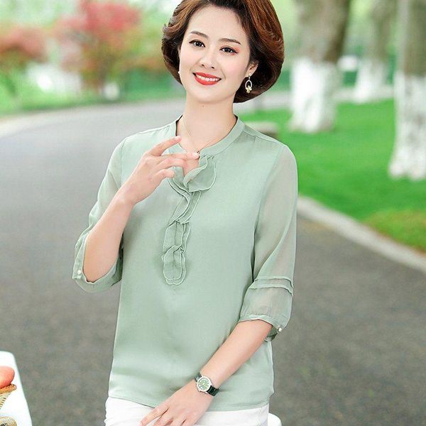 women's blouses & shirts plus size 5xl women spring summer style chiffon lady casual half lantern sleeve v-neck ruffles decor blusas, White
women's blouses & shirts plus size 5xl women spring summer style chiffon lady casual half lantern sleeve v-neck ruffles decor blusas, White
