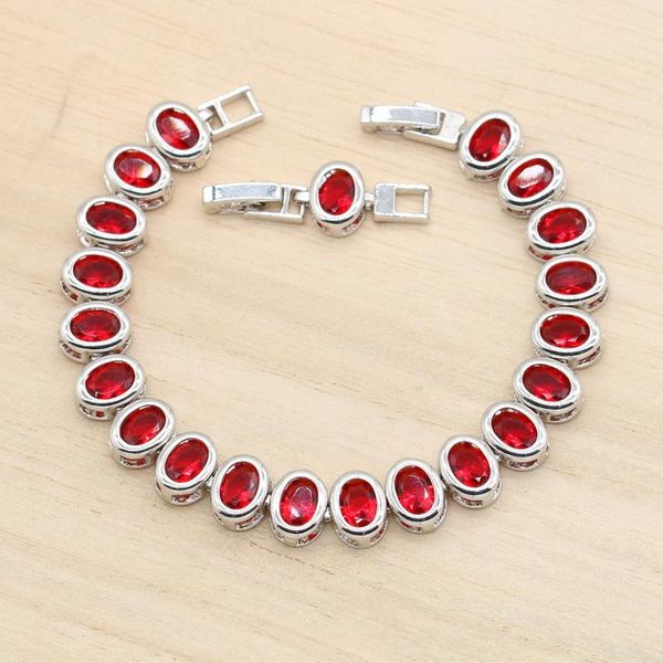 link, chain classic silver color bracelet for women 4 colors available black purple red zircon 20cm wedding jewelry gift
link, chain classic silver color bracelet for women 4 colors available black purple red zircon 20cm wedding jewelry gift