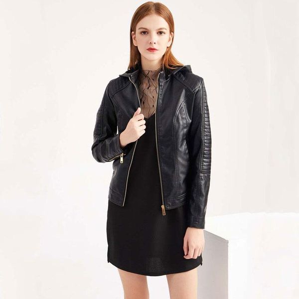 women's leather & faux 2021 autumn winter pu jacket women biker plus size zipper motorcycle ladies coat female black
women's leather & faux 2021 autumn winter pu jacket women biker plus size zipper motorcycle ladies coat female black