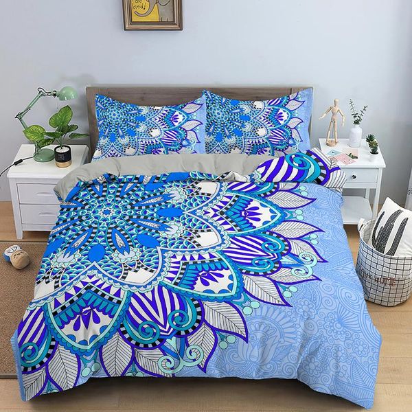 bedding sets blue mandala flower set fashion 3d print comforter luxury king single duvet cover home textile decor modern
bedding sets blue mandala flower set fashion 3d print comforter luxury king single duvet cover home textile decor modern