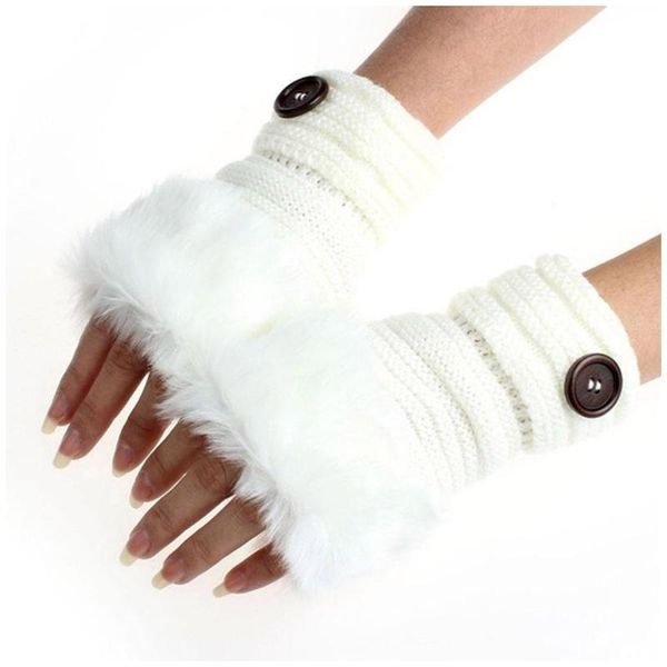sports gloves winter women arm warmer fingerless gloves-knitted faux fur mitten knitted trim wrist glove, Black
sports gloves winter women arm warmer fingerless gloves-knitted faux fur mitten knitted trim wrist glove, Black