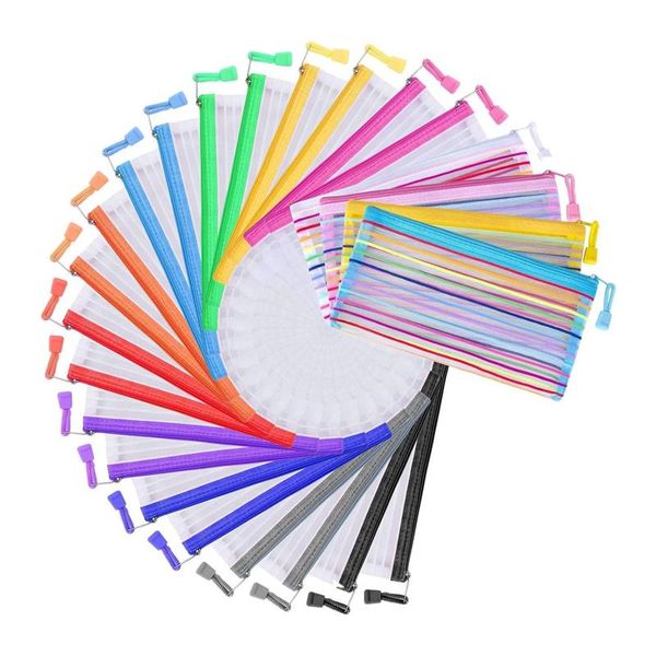 pencil bags 24 pcs pouches, zipper mesh pouch multipurpose travel bags, pouches for school office supplies
pencil bags 24 pcs pouches, zipper mesh pouch multipurpose travel bags, pouches for school office supplies