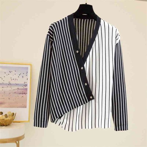 plus size women's autumn and winter wear fat sister loose belly knit bottoming sweater cardigan uk166 210507, White
plus size women's autumn and winter wear fat sister loose belly knit bottoming sweater cardigan uk166 210507, White