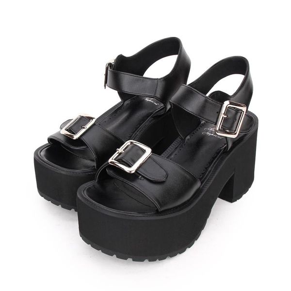 angelic imprint gothic lolita style platform shoes wedge heel punk sandals size 35-46 8477, Black
angelic imprint gothic lolita style platform shoes wedge heel punk sandals size 35-46 8477, Black
