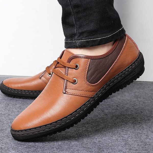 dress shoes real leather oxford for men casual evening business formal dresses zapatos elegantes wedding flats mens footwear, Black
dress shoes real leather oxford for men casual evening business formal dresses zapatos elegantes wedding flats mens footwear, Black