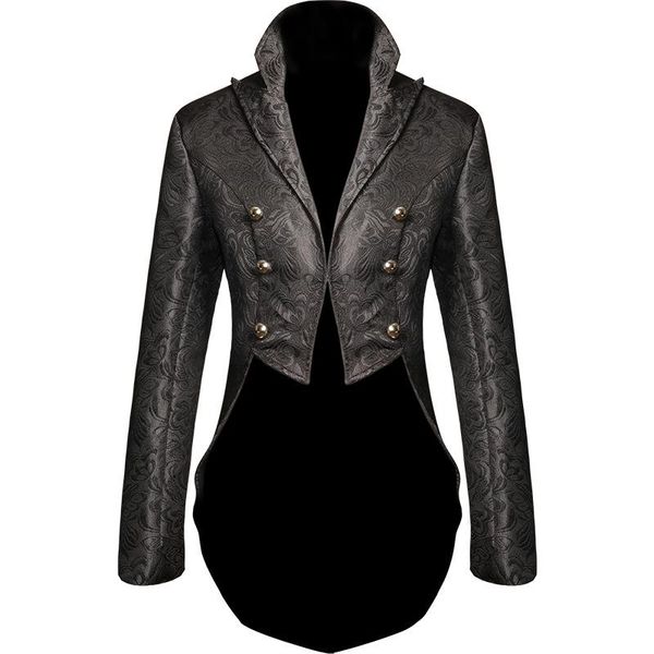 men's wool & blends punk gothic european and american medieval retro clothing mid-length jacquard double-breasted suit black swallowtai
men's wool & blends punk gothic european and american medieval retro clothing mid-length jacquard double-breasted suit black swallowtai