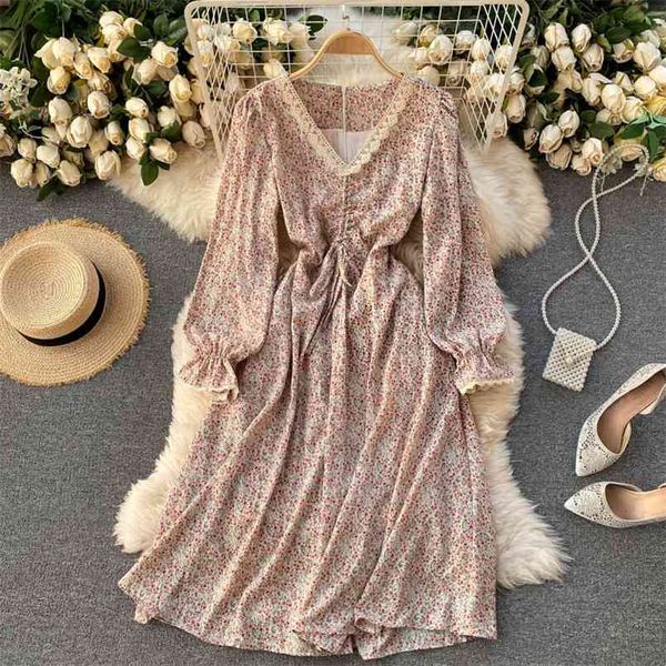 temperament fashion lace vestidos female v-neck drawstring pleated slim midi retro floral dress c221 210506, Black;gray
temperament fashion lace vestidos female v-neck drawstring pleated slim midi retro floral dress c221 210506, Black;gray