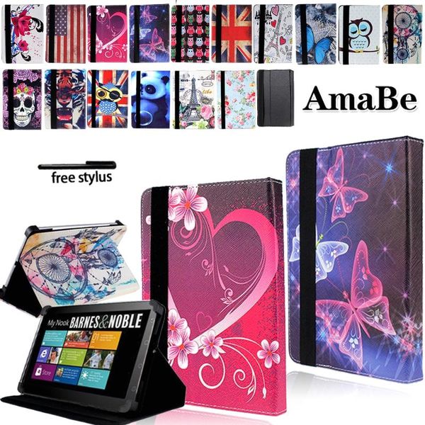 drop resistance print leather tablet stand cover case for 7" 9" barnes & noble nook tablet+ stylus protective shell pc cases bags
drop resistance print leather tablet stand cover case for 7" 9" barnes & noble nook tablet+ stylus protective shell pc cases bags