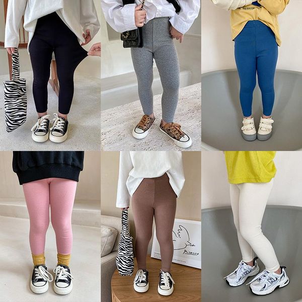 trousers spring autumn cute girls all-match cotton solid color base leggings soft comfortable skinny pants, Blue
trousers spring autumn cute girls all-match cotton solid color base leggings soft comfortable skinny pants, Blue