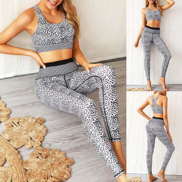 women leopard patchwork crop high waist pant sport yoga two-piece outfits breathable fitness set outfit
women leopard patchwork crop high waist pant sport yoga two-piece outfits breathable fitness set outfit