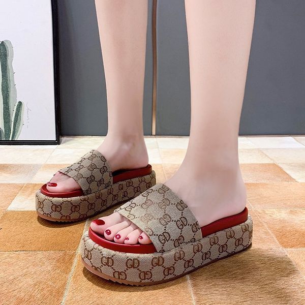 women's slippers slippers women's wear net red fashion thick bottom flip flop women's versatile muffin shoes, Black
women's slippers slippers women's wear net red fashion thick bottom flip flop women's versatile muffin shoes, Black