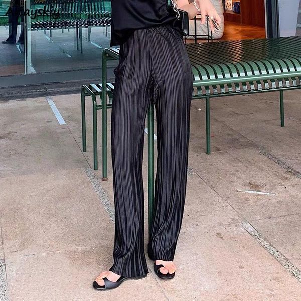 women's pants & capris casual women pleated soft summer all-match solid full-length minimalist ulzzang loose chic ladies trousers basic, Black;white
women's pants & capris casual women pleated soft summer all-match solid full-length minimalist ulzzang loose chic ladies trousers basic, Black;white
