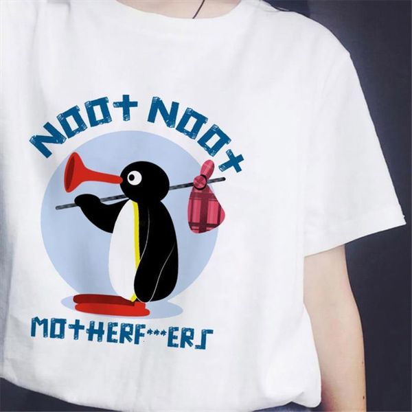 summer short sleeve and men t shirt women cute penguin print female fashion retro harajuku, White;black
summer short sleeve and men t shirt women cute penguin print female fashion retro harajuku, White;black