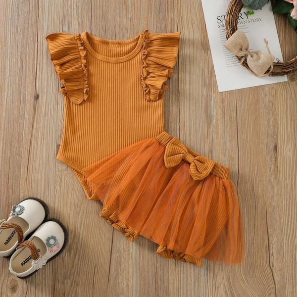 clothing sets kids baby girls two-piece clothes set solid color round collar sleeveless ruffled hem romper and shorts 0-24 months, White
clothing sets kids baby girls two-piece clothes set solid color round collar sleeveless ruffled hem romper and shorts 0-24 months, White