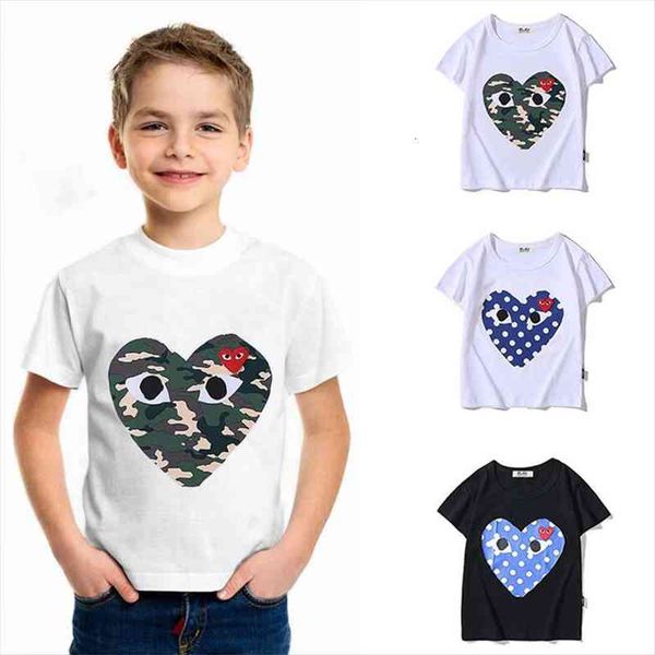 child t shirt wave dot camouflage embroidered love round neck short sleeve summer boy girl cotton printed casual, Blue
child t shirt wave dot camouflage embroidered love round neck short sleeve summer boy girl cotton printed casual, Blue