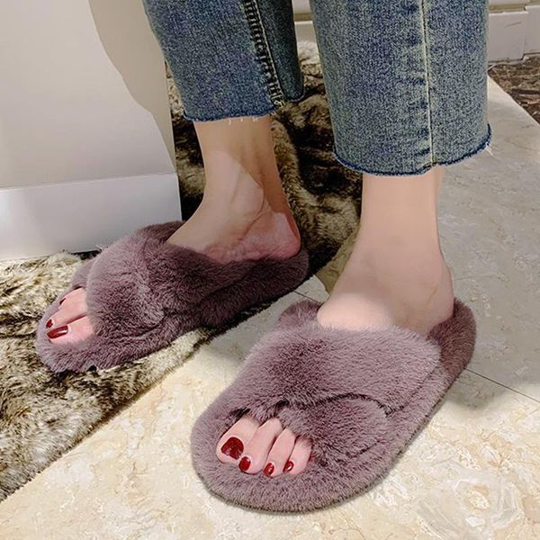 fluffy home slippers women faux fur winter furry slides open toe slip house lovely floor plush warm shoes, Black
fluffy home slippers women faux fur winter furry slides open toe slip house lovely floor plush warm shoes, Black