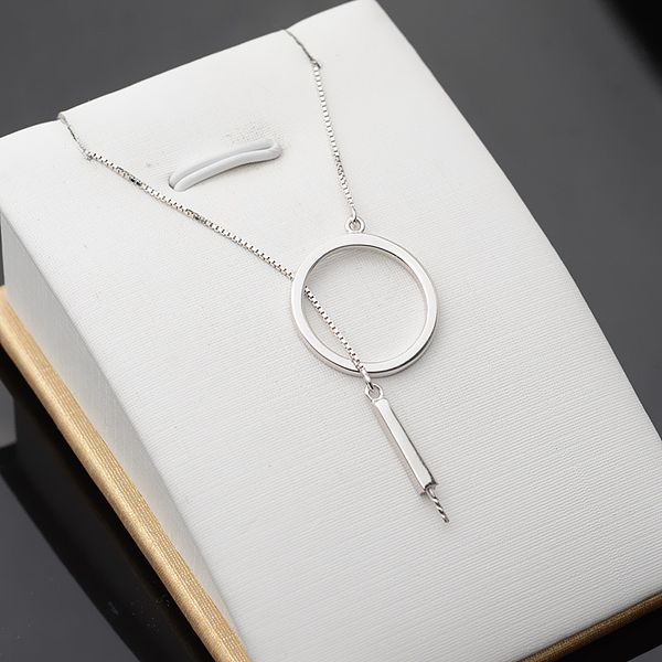 s925 silver personality pendant necklace female diy pearl jewelry empty support accessories pendant chain semi-finished product 394
s925 silver personality pendant necklace female diy pearl jewelry empty support accessories pendant chain semi-finished product 394
