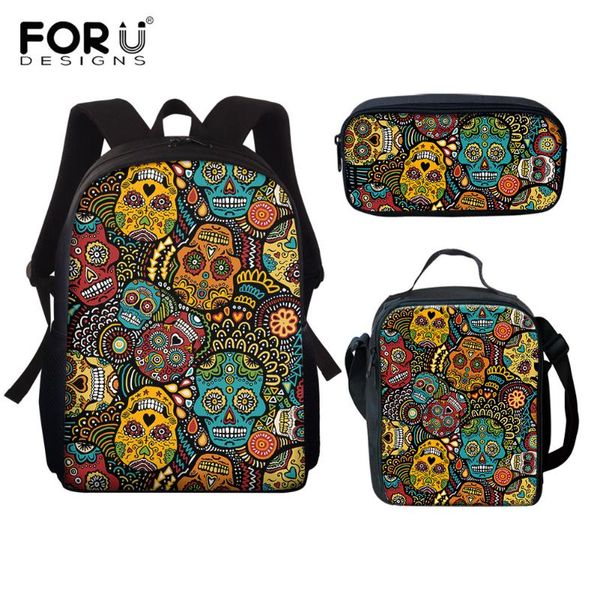 school bags forudesigns fashion style teenagers schoolbags gothic skull design double shoulder for teen boys large capacity bookbags
school bags forudesigns fashion style teenagers schoolbags gothic skull design double shoulder for teen boys large capacity bookbags