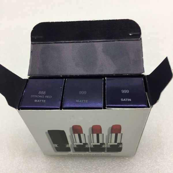 popular brand makeup matte mini lipstick 3 colors matte 999 strong red satin 999 lips cosmetic black tube
popular brand makeup matte mini lipstick 3 colors matte 999 strong red satin 999 lips cosmetic black tube