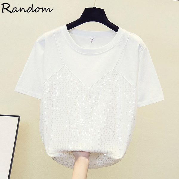 fake two piece sequin t shirt large plus size -4xl women summer 2021 loose oversize t-shirt short sleeve o neck tee women's, White
fake two piece sequin t shirt large plus size -4xl women summer 2021 loose oversize t-shirt short sleeve o neck tee women's, White