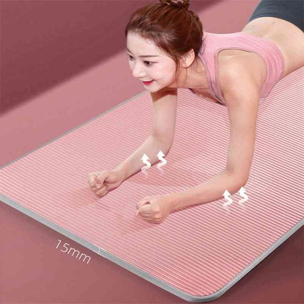 15mm yoga mat carpet non-slip sports tear resistant nbr fitness mats gym pilates pads with bag & strap xa111y
15mm yoga mat carpet non-slip sports tear resistant nbr fitness mats gym pilates pads with bag & strap xa111y