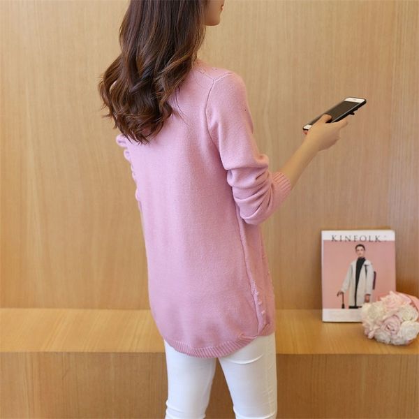 women's sweaters autumn korean women loose knit sweater female long shirt thin o-neck stitching pullover winter bottom for womens fhbj, White;black
women's sweaters autumn korean women loose knit sweater female long shirt thin o-neck stitching pullover winter bottom for womens fhbj, White;black