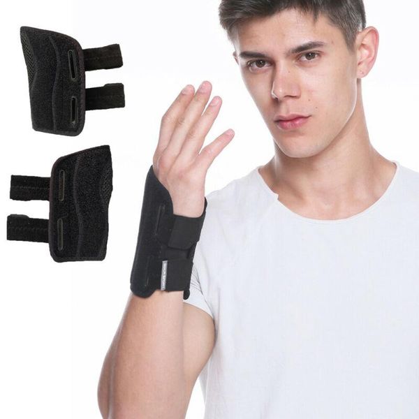wrist support reversible black sports brace fitted right left thumb stabilizer wrap for badminton tennis weightlifting, Black;red
wrist support reversible black sports brace fitted right left thumb stabilizer wrap for badminton tennis weightlifting, Black;red