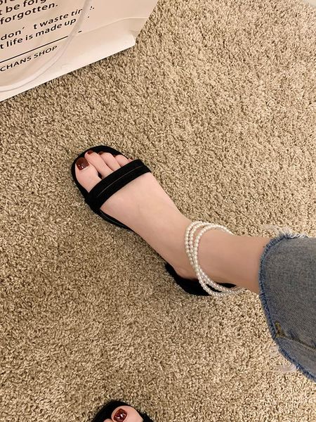 sandals women female shoes summer wedge comfort ladies flat slingback plus size sandalias, Black