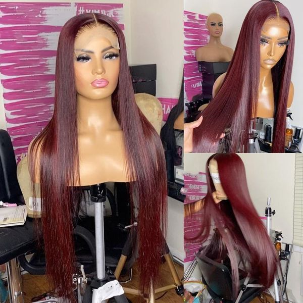 lace wigs pure burgundy 13x4 front human hair with baby straight 99j for women, Black;brown
lace wigs pure burgundy 13x4 front human hair with baby straight 99j for women, Black;brown
