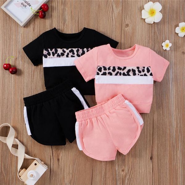 6m 3y girls clothing sets summer toddler kids leopard print patchwork t shirts shorts children tracksuit outfits clothes, White
6m 3y girls clothing sets summer toddler kids leopard print patchwork t shirts shorts children tracksuit outfits clothes, White