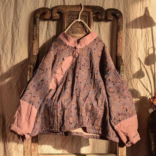 women loose printed patchwork blouse ladies vintage cotton linen spring autumn shirt female print blouses women's & shirts, White
women loose printed patchwork blouse ladies vintage cotton linen spring autumn shirt female print blouses women's & shirts, White