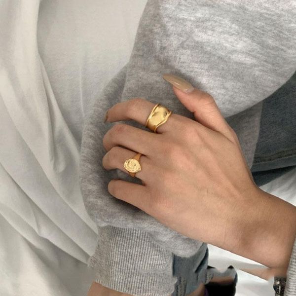 wedding rings gothic franch fashion gold ring punk vintage wide circle wave set for women party jewelry, Slivery;golden
wedding rings gothic franch fashion gold ring punk vintage wide circle wave set for women party jewelry, Slivery;golden