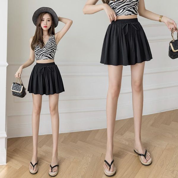 women's shorts coigarsam 4xl plus size chiffon summer loose high waist women black 002, White;black
women's shorts coigarsam 4xl plus size chiffon summer loose high waist women black 002, White;black