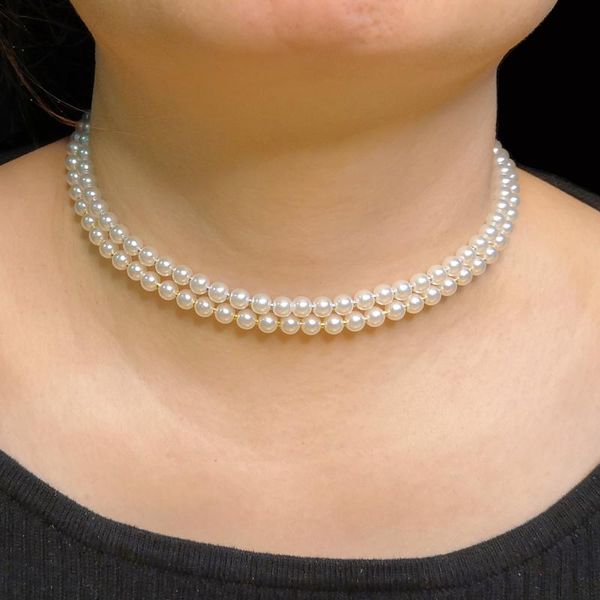 pearl necklaces for women 6mm simulated chain necklace bridal jewelry party gifts chains, Silver
pearl necklaces for women 6mm simulated chain necklace bridal jewelry party gifts chains, Silver