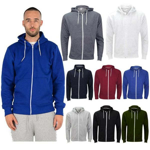 men's hoodies & sweatshirts mens zip up american plain zipper fleece jumper s - 5xl, Black
men's hoodies & sweatshirts mens zip up american plain zipper fleece jumper s - 5xl, Black