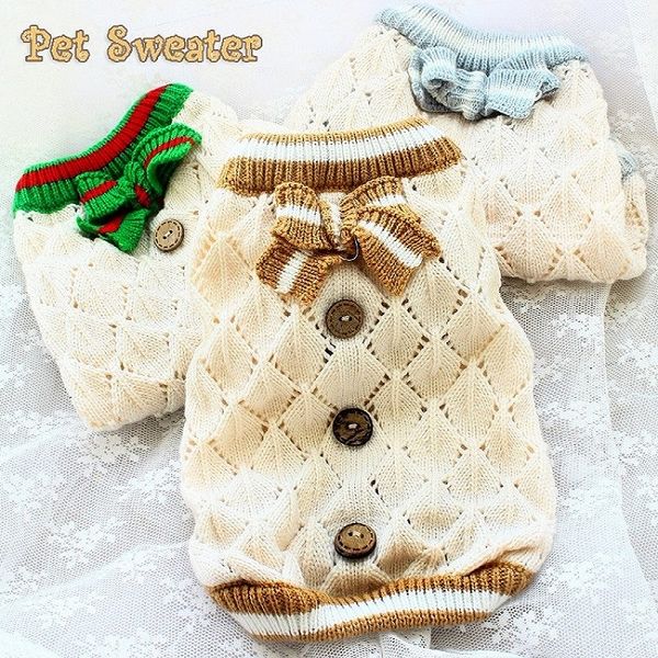 3 colors dog apparel sweater pet clothes adorable soft knitwear fashion rhombus hollow out holiday party spring autumn happy walking
3 colors dog apparel sweater pet clothes adorable soft knitwear fashion rhombus hollow out holiday party spring autumn happy walking