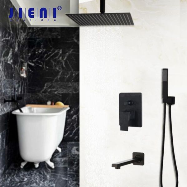 black 8 12 16 inch shower rainfall bathroom faucet bathtub rain square led light head set sets
black 8 12 16 inch shower rainfall bathroom faucet bathtub rain square led light head set sets