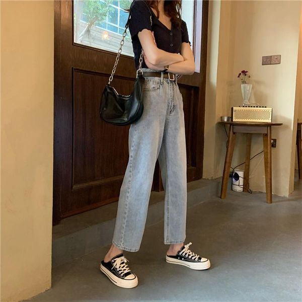women's jeans vintage straight high waist ladies women boyfriend streetwear 2021 casul loose denim trousers ankle-length pants tangada, Blue
women's jeans vintage straight high waist ladies women boyfriend streetwear 2021 casul loose denim trousers ankle-length pants tangada, Blue